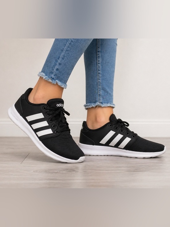 adidas Shoes - Adidas Cloudfoam Black White Sneakers Women Size 5